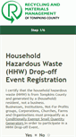Mobile Screenshot of hhw.recycletompkins.org