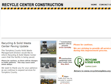 Tablet Screenshot of construction.recycletompkins.org